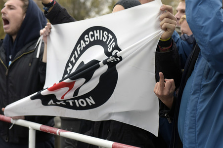 AfD Gegendemo in Berlin