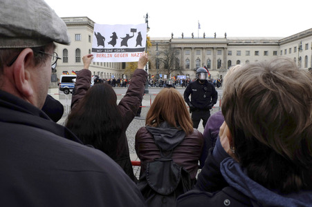 AfD Gegendemo in Berlin