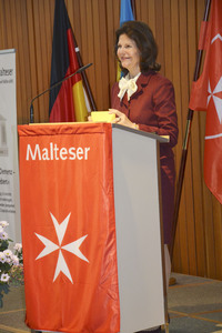 Königin Silvia von Schweden zu Besuch in München