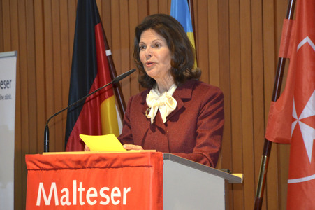 Königin Silvia von Schweden zu Besuch in München