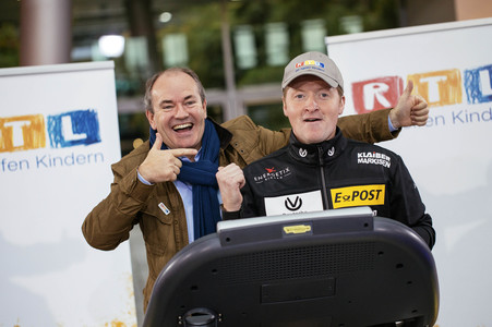 Fototermin zur '24 h Laufband-Challenge' in Köln