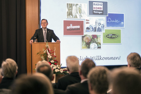 Bodo Ramelow bei Radio Thüringen in Weimar