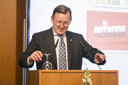Bodo Ramelow bei Radio Thüringen in Weimar