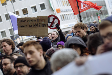Pro NRW Gegendemo in Köln