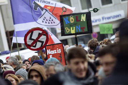Pro NRW Gegendemo in Köln