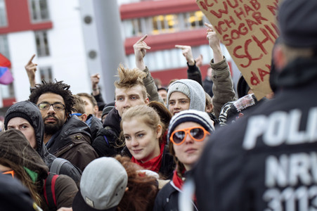 Pro NRW Gegendemo in Köln