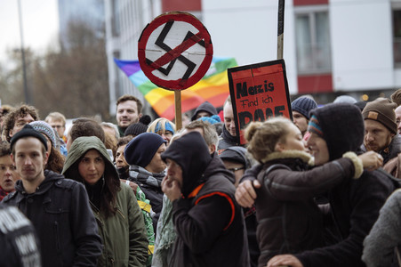 Pro NRW Gegendemo in Köln