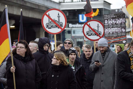 Pro NRW Demo in Köln