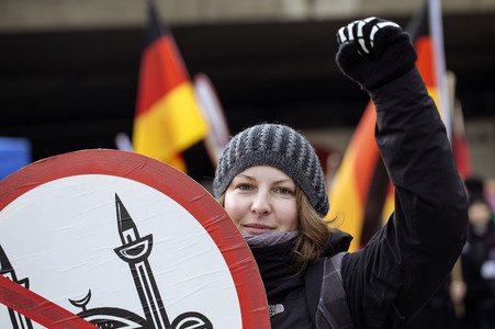 Pro NRW Demo in Köln