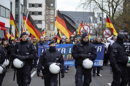 Pro NRW Demo in Köln