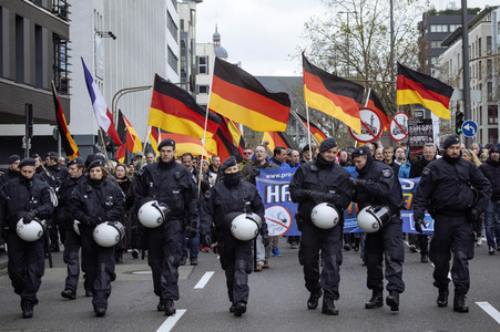 Pro NRW Demo in Köln