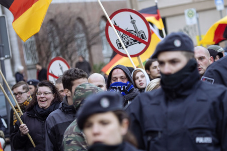 Pro NRW Demo in Köln
