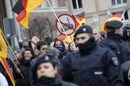 Pro NRW Demo in Köln