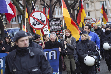 Pro NRW Demo in Köln