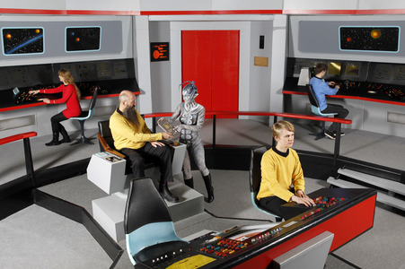 WORKING ART: Raumschiff-Captain / Starship Captain Bodypainting