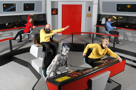 WORKING ART: Raumschiff-Captain / Starship Captain Bodypainting