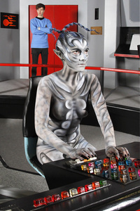 WORKING ART: Raumschiff-Captain / Starship Captain Bodypainting