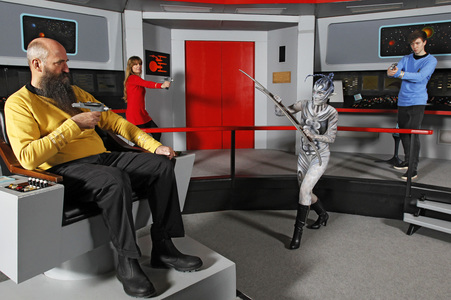 WORKING ART: Raumschiff-Captain / Starship Captain Bodypainting