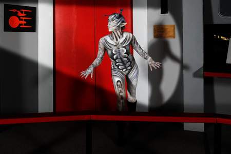 WORKING ART: Raumschiff-Captain / Starship Captain Bodypainting