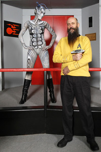 WORKING ART: Raumschiff-Captain / Starship Captain Bodypainting