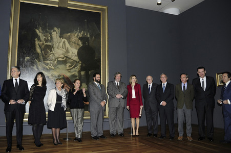 Königin Letizia eröffnet die Jean-Auguste-Dominique Ingres Ausstellung in Madrid