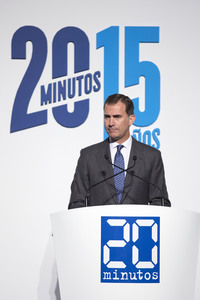 15. Geburtstag der Zeitung '20 minutos' in Madrid