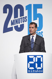 15. Geburtstag der Zeitung '20 minutos' in Madrid