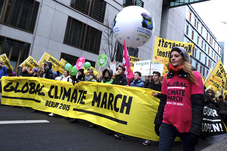 Global Climate March in Berlin