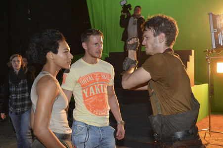 Dreharbeiten zu 'Iron Sky: The Coming Race' in Lint