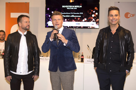 Pressekonferenz  zur Silvesterparty 'Welcome 2016' in Berlin