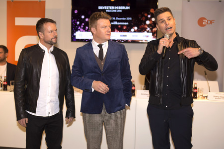 Pressekonferenz  zur Silvesterparty 'Welcome 2016' in Berlin