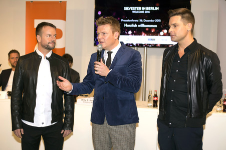 Pressekonferenz  zur Silvesterparty 'Welcome 2016' in Berlin