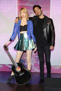 Wachsfigurenthüllung von Taylor Swift in Berlin