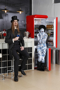 DOOR ART: Kühlschranktür / Icebox Door Bodypainting