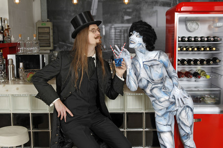 DOOR ART: Kühlschranktür / Icebox Door Bodypainting