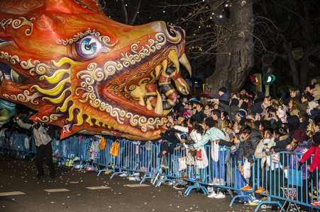 Cabalgata de Reyes Parade in Madrid