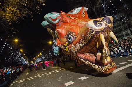 Cabalgata de Reyes Parade in Madrid