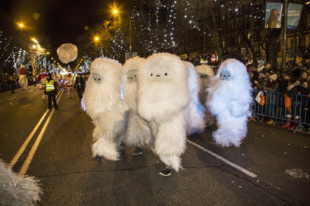 Cabalgata de Reyes Parade in Madrid