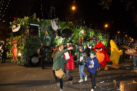 Cabalgata de Reyes Parade in Madrid