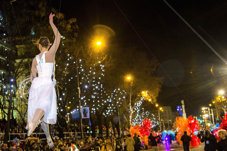 Cabalgata de Reyes Parade in Madrid