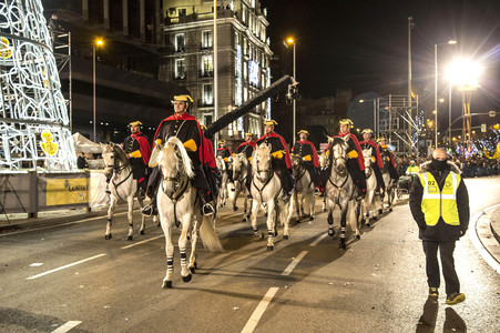 Cabalgata de Reyes Parade in Madrid
