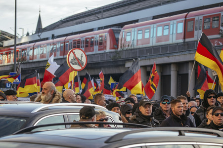 Pegida Demo in Köln