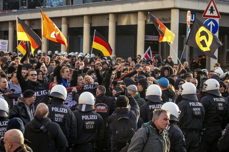 Pegida Demo in Köln