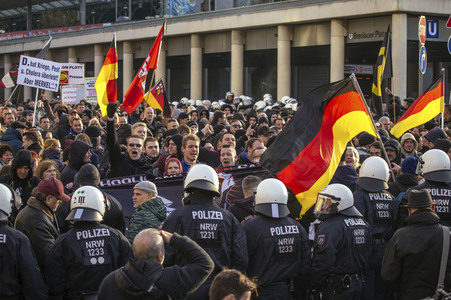 Pegida Demo in Köln