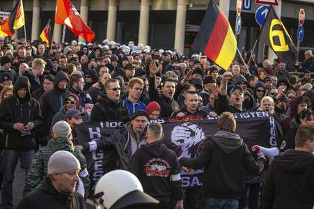 Pegida Demo in Köln