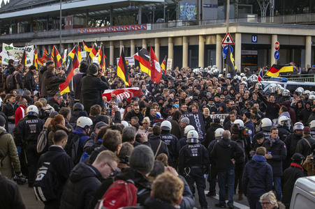 Pegida Demo in Köln