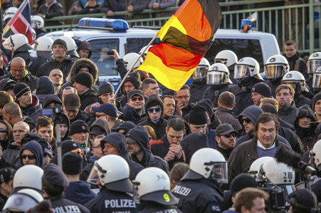Pegida Demo in Köln