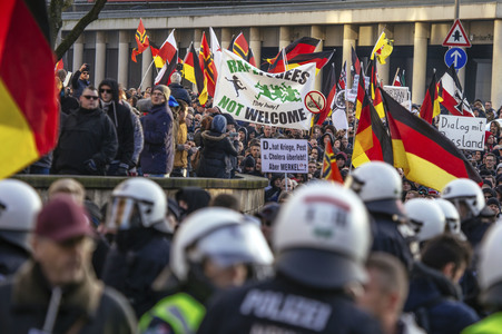 Pegida Demo in Köln