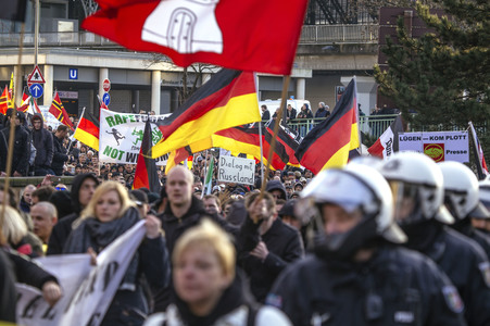 Pegida Demo in Köln