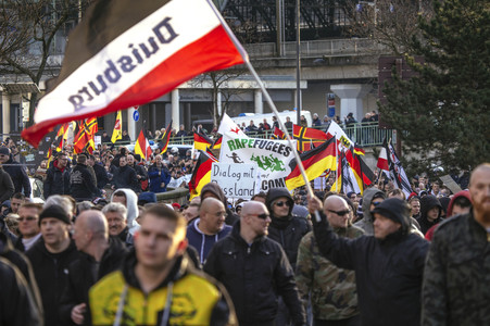 Pegida Demo in Köln